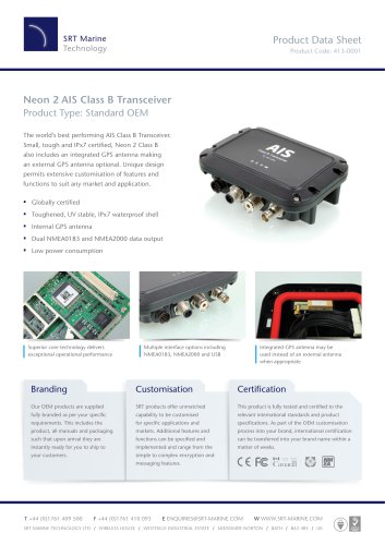 Neon 2 AIS Class B Transceiver