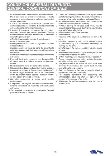 CONDIZIONI GENERALI DI VENDITA