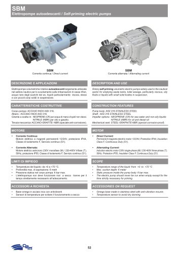 ELETTROPOMPE AUTOADESCANTI SBM