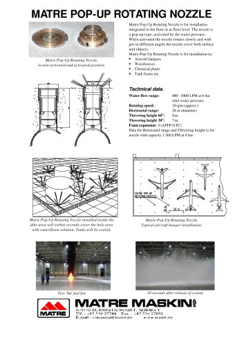 Matre Rotating Nozzle