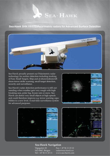 Sea-Hawk SHN X9-12 radar system