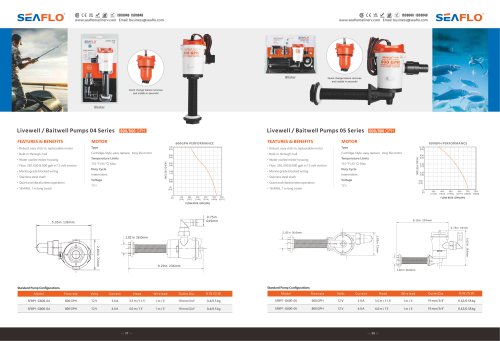 Boat pump SFBP1-G600-04 , SFBP1-G800-04 , SFBP1-G600-05 , SFBP1-G800-05