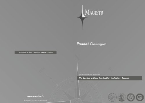 MAGISTR Product Catalogue