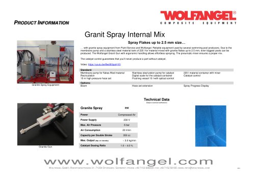 Granite Spray Equipment