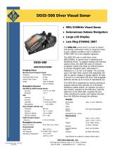 DDIS-500 Diver Visual Sonar Data Sheet