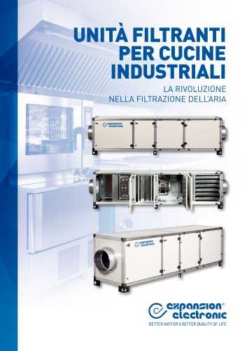 unità filtranti per cucine industriali