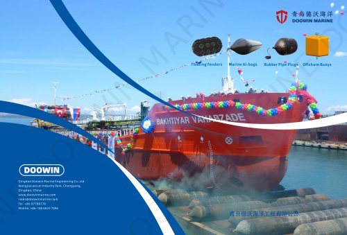 DOOWIN MARINE - Ship Launching Airbags and Pneumatic Fenders