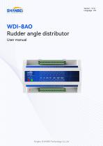 WDI-8AO_Rudder angle distributor_User manual_EN_V1.0
