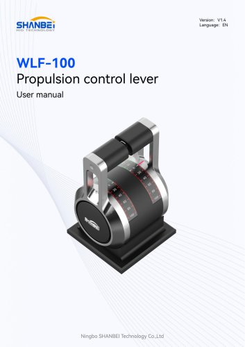 WLF-100_Propulsion control lever_User manual_EN_V1.4