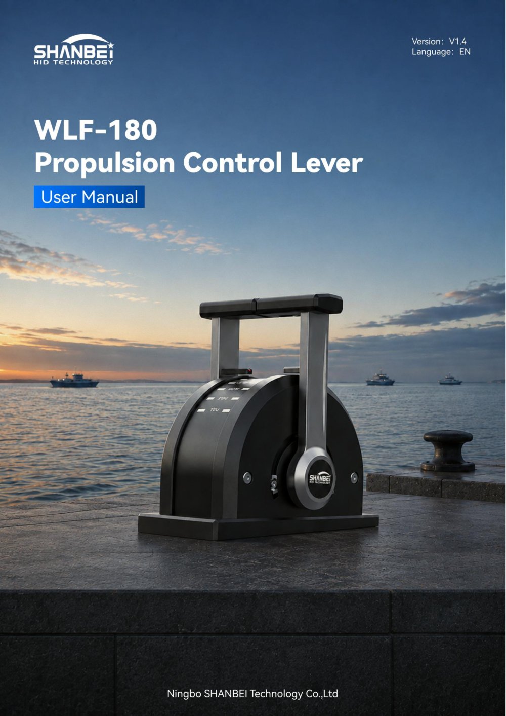 WLF-180_Propulsion control lever_User manual_EN_V1.4 - Ningbo Shanbei Technology Co.,Ltd