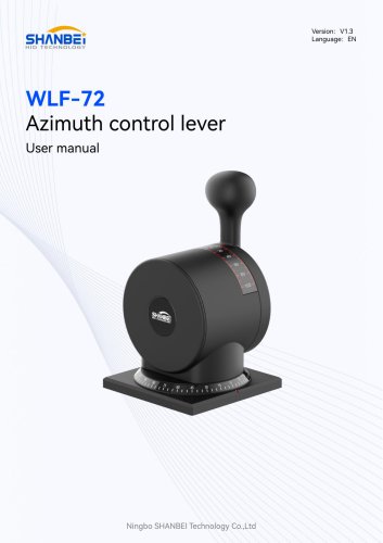 WLF-72_Azimuth control lever_User manual_EN_V1.3