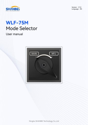 WLF-75M_Mode selector_User manual_EN_V1.0