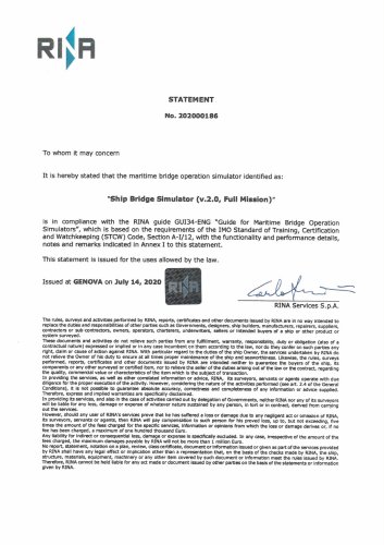 CAL-TEK_CBridgeSim_RINA_Certificate