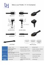 Micro Low Profile (7-12 Contacts)