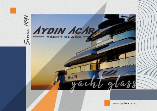 AYDIN ACAR YACHT GLASS CATALOGUE