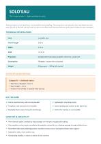 Solo'eau technical sheet