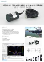 USB interface echosounder / Echologger EU400