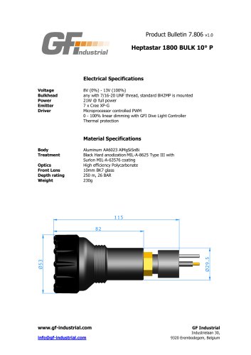 Heptastar 1800 BULK 10° P