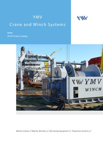 YMV Crane and Winch Systems Product Catalog 2018