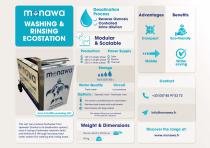 Washing & rinsing ecostation