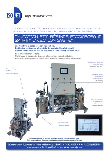 INJECTION RTM RÉSINES BICOMPOSANT