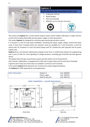 Explorer 4 control unit