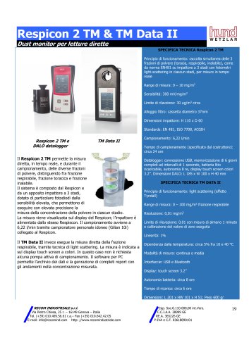 Respicon 2 TM & TM Data II