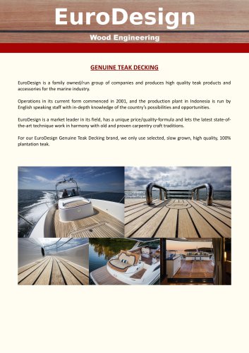 TEAK DECKING