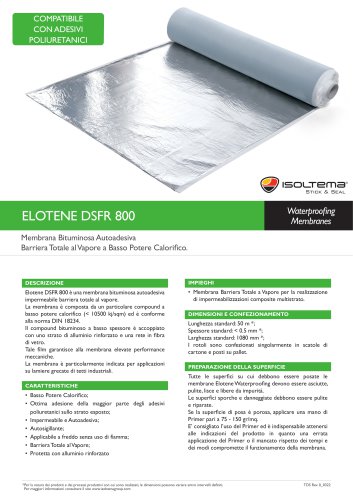 ELOTENE DSFR 800