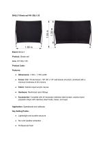 Shade sail W1,50 L1,55