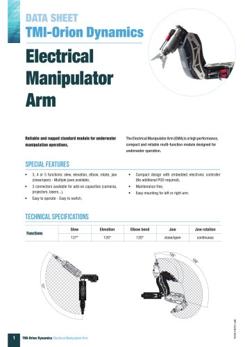 ELECTRICAL MANIPULATOR ARM